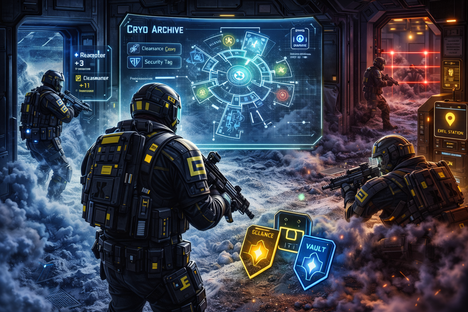 Cryo Archive guide Marathon, Marathon Cryo Archive routing, Cryo Archive survival tips, Cryo Archive risk map prep, Security Clearance Cryo Archive, Security Tags Cryo Archive