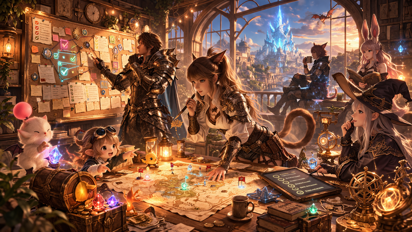 FFXIV daily checklist, FFXIV weekly checklist, stay caught up FFXIV, FFXIV roulettes guide, tomestone weekly cap, FFXIV endgame routine, FFXIV reset schedule, Wondrous Tails weekly