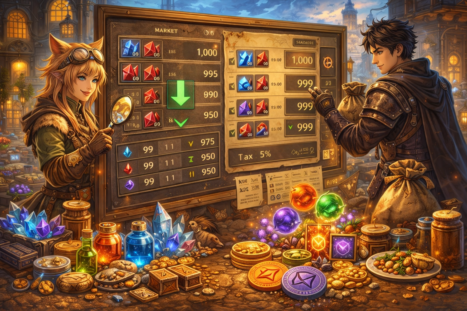 FFXIV market board guide, market board mastery FFXIV, pricing strategy FFXIV, undercutting tips FFXIV, market board taxes FFXIV, transaction history FFXIV, retainer selling slots