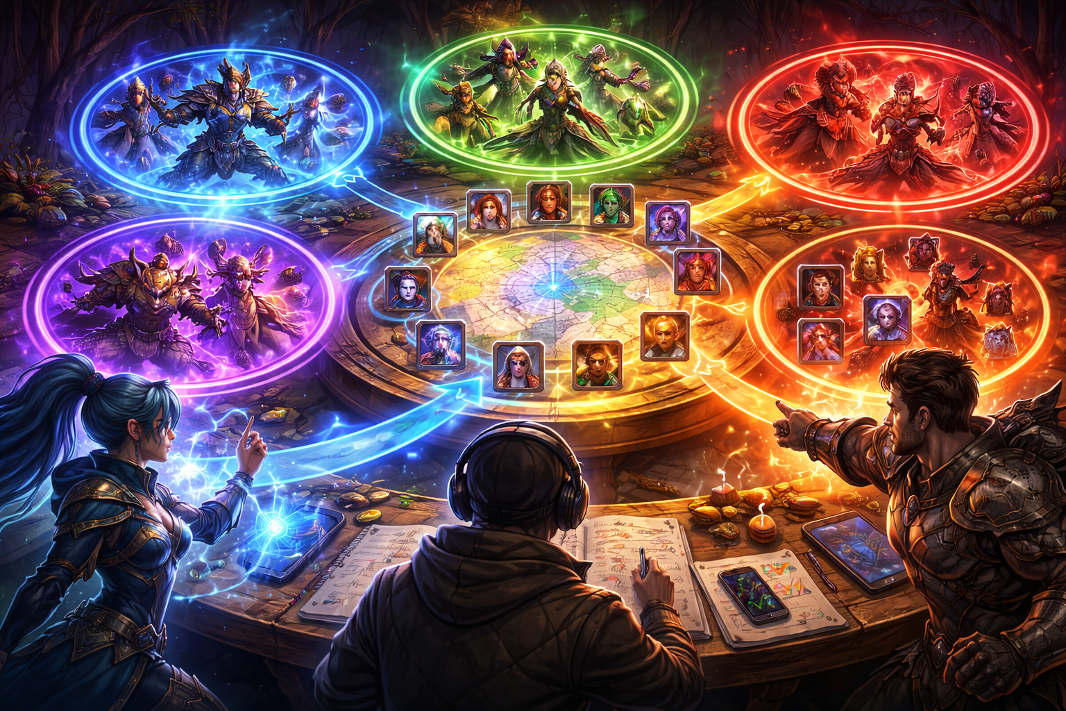 how to draft better LoL, LoL drafting guide 2026, team comps League of Legends, draft synergies, counterpicks guide, ban strategy LoL, pick order blue side red side, champion select checklist