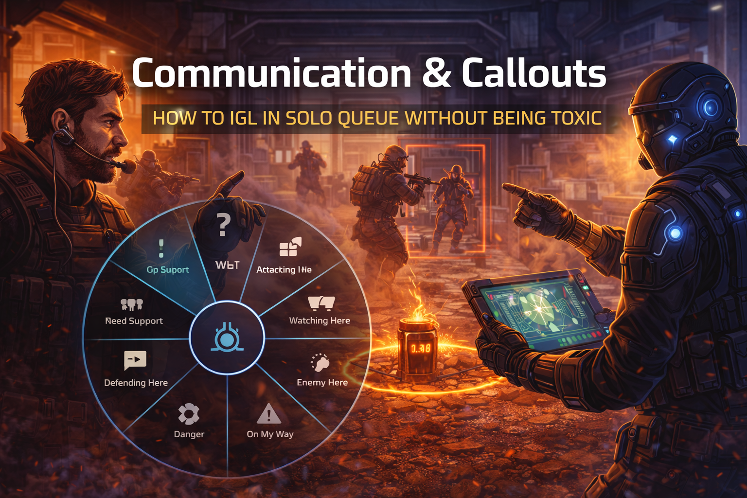 valorant communication guide, valorant callouts, how to igl in valorant, solo queue igl valorant, non toxic comms valorant, valorant team communication, valorant shotcalling, valorant ping system