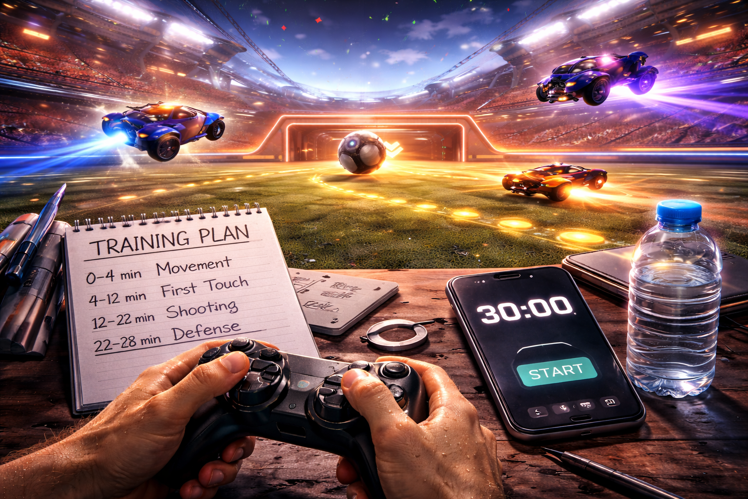 Rocket League Training Plan: A 30-Minute Routine That Transfers to Ranked
