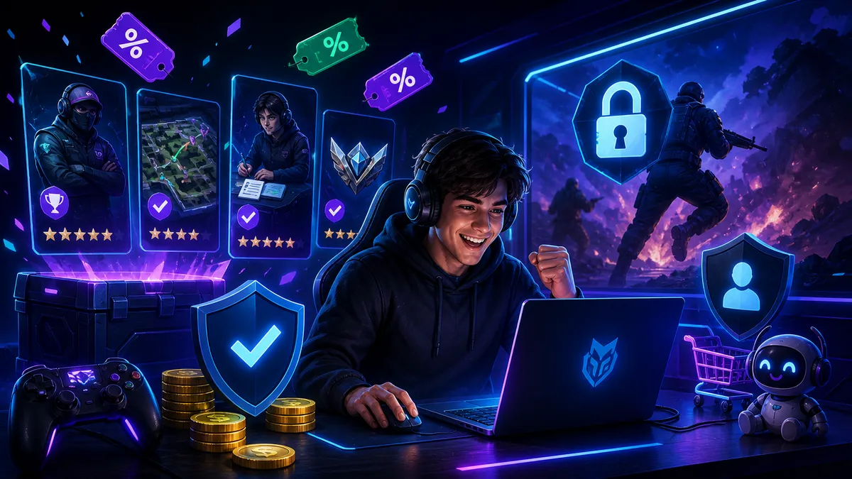 marketplace for gamers best deals, safe gamer marketplace deals, how to save money gaming services, avoid scams gamer marketplace, compare seller offers marketplace, best price coaching gaming