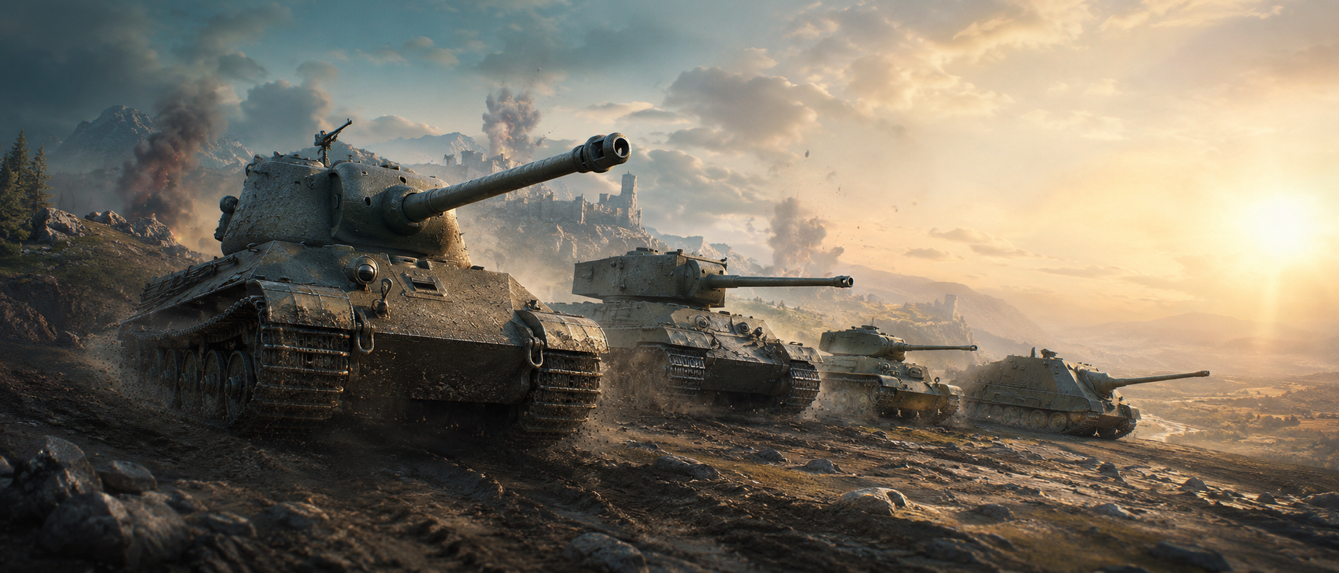 best tank lines for new players, easiest tech trees to grind WoT, World of Tanks beginner lines, best beginner heavy tank line WoT, beginner medium tank line WoT, easiest TD line WoT, IS-7 line beginn