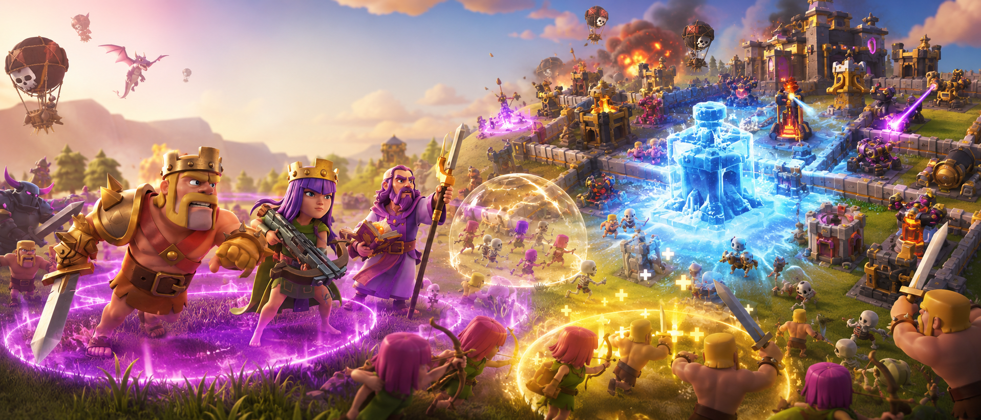 Clash of Clans spell timing guide, Rage spell timing, Freeze spell timing, Invisibility spell timing, Heal spell timing, Jump spell timing, Poison spell timing, Haste spell timing, Clone spell timing