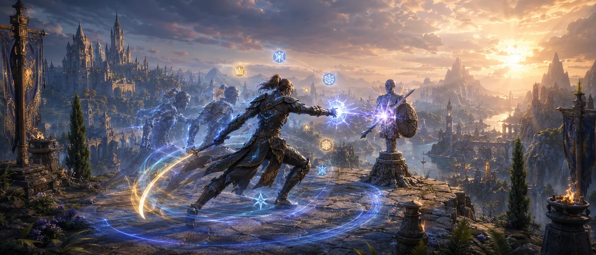 ESO DPS guide 2026, ESO rotation basics, ESO light attack weaving, ESO DPS weaving guide, ESO buffs and debuffs, ESO DoT uptime, ESO spammable vs execute, ESO bar swapping DPS, ESO global cooldown 1 s