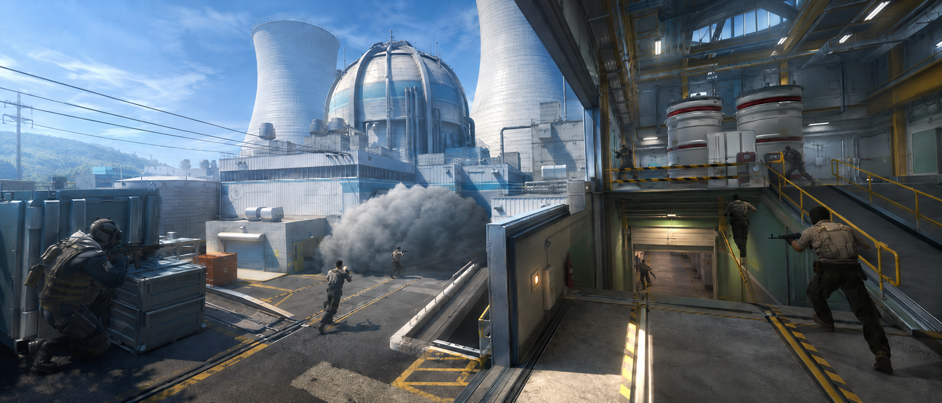 CS2 Nuke guide, Nuke guide CS2, Counter-Strike 2 Nuke, CS2 Nuke CT setups, CS2 Nuke T execs, Nuke rotations CS2, Nuke outside control, Nuke ramp guide, Nuke A site guide, Nuke B site guide