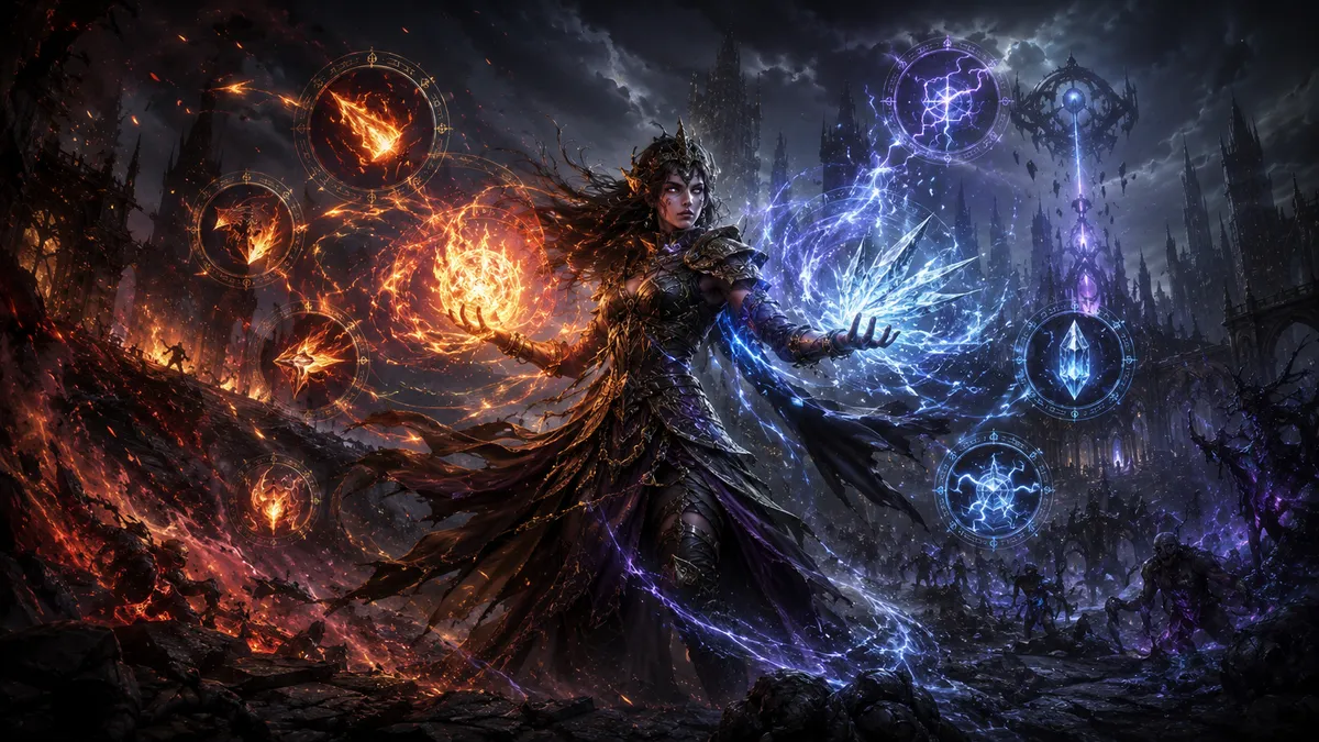 Path of Exile 2 Sorceress guide, PoE 2 Sorceress guide, Path of Exile 2 Sorceress build, PoE 2 Sorceress build, Path of Exile 2 spell guide, PoE 2 spell build, Path of Exile 2 Stormweaver guide, PoE 2