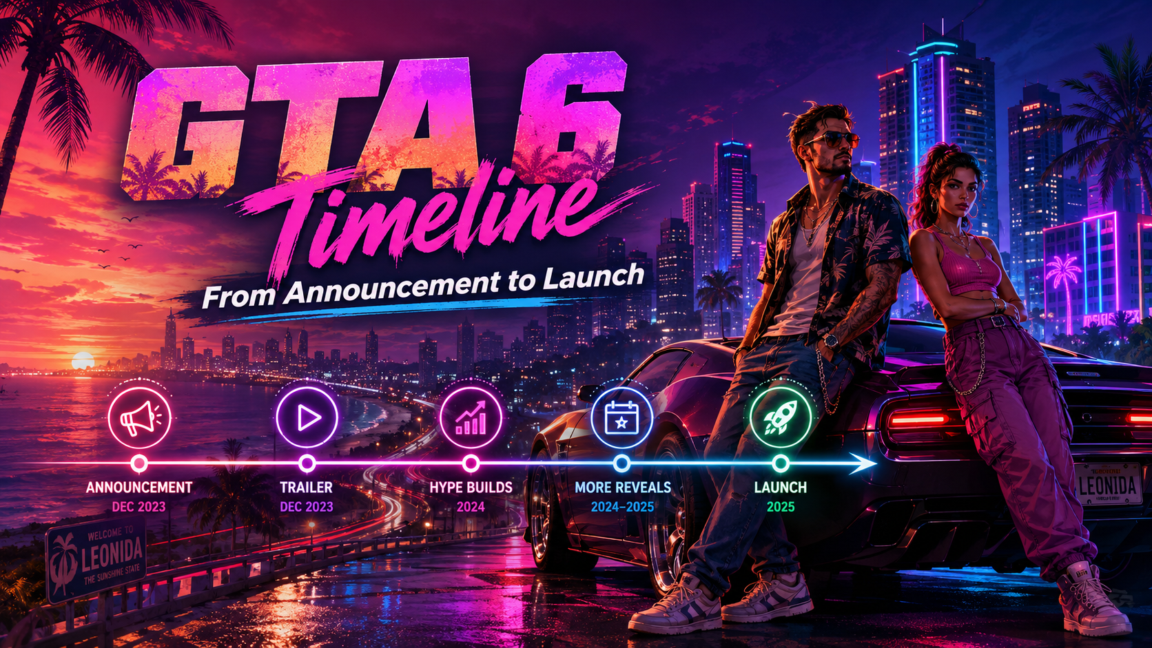 GTA 6 Timeline: From Announcement to Launch
