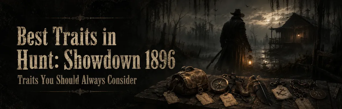 best traits Hunt Showdown 1896,Hunt Showdown 1896 best traits, Hunt Showdown trait tier list, Hunt Showdown perks, best solo traits Hunt Showdown,