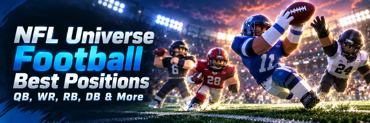 NFL Universe Football Best Positions,NFL Universe Football positions, NFL Universe Football best position, NFL Universe Football QB, NFL Universe Football WR,