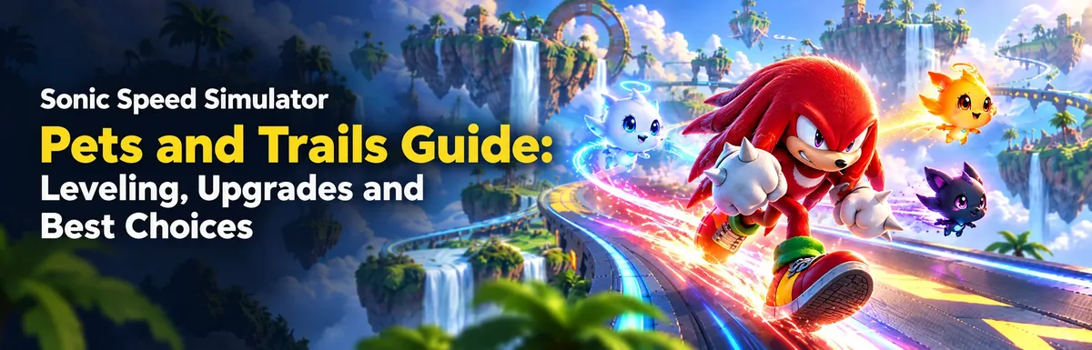 Sonic Speed Simulator pets and trails guide,Sonic Speed Simulator pets, Sonic Speed Simulator Friends, Sonic Speed Simulator Trails,