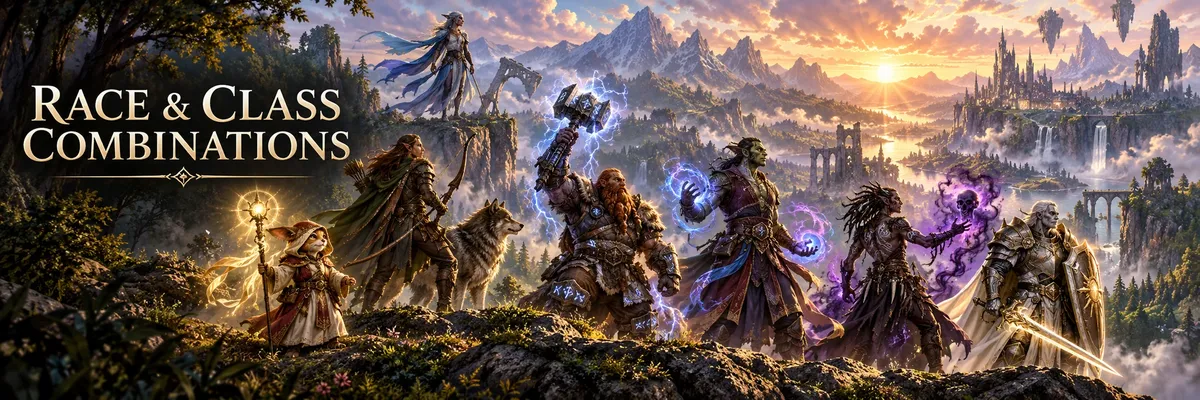 WoW Forever race and class combinations,WoW Forever race class combinations, WoW Forever new class combinations, WoW Forever races and classes, WoW Forever Gnome Priest, WoW Forever Human Hunter, WoW