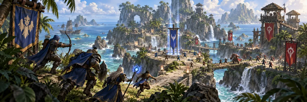 WoW Forever Darkspear Islands,WoW Forever Darkspear Islands guide, Darkspear Islands battleground, WoW Forever 15v15 battleground, Darkspear Islands PvP,