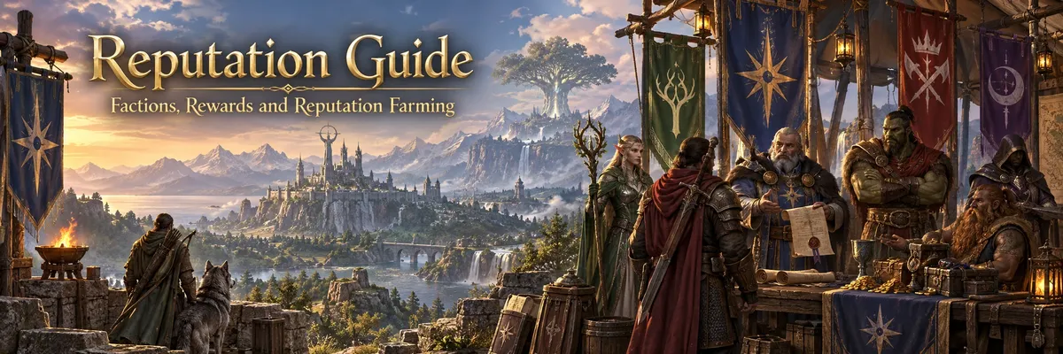 WoW Forever reputation guide,WoW Forever reputation, WoW Forever factions, WoW Forever reputation farming, WoW Forever faction rewards, WoW Forever Exalted reputation,