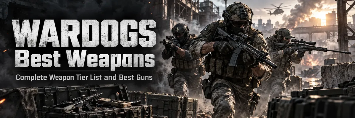 WARDOGS Best Weapons,WARDOGS best weapons,WARDOGS weapon tier list,WARDOGS best guns,WARDOGS tier list,WARDOGS best assault rifle,WARDOGS best SMG,WARDOGS best sniper,