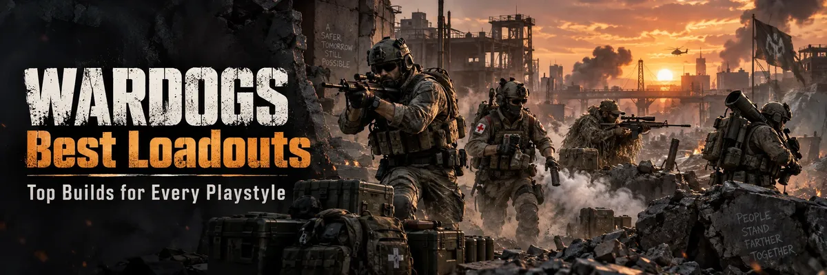 WARDOGS Best Loadouts,WARDOGS best loadouts,WARDOGS best builds,WARDOGS loadout guide,WARDOGS Assault loadout,WARDOGS Medic loadout,WARDOGS Recon loadout,WARDOGS Support loadout,