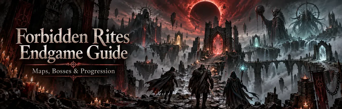 PoE 2 Forbidden Rites Endgame Guide,PoE 2 Forbidden Rites endgame, PoE 2 endgame guide, PoE 2 0.5.5 endgame, PoE 2 Atlas guide, PoE 2 maps guide, PoE 2 bosses, PoE 2 Atlas progression,