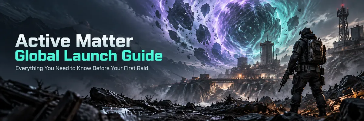 Active Matter Global Launch Guide,Active Matter beginner guide, Active Matter first raid, Active Matter extraction guide, Active Matter launch guide, Active Matter raids, Active Matter PvE,