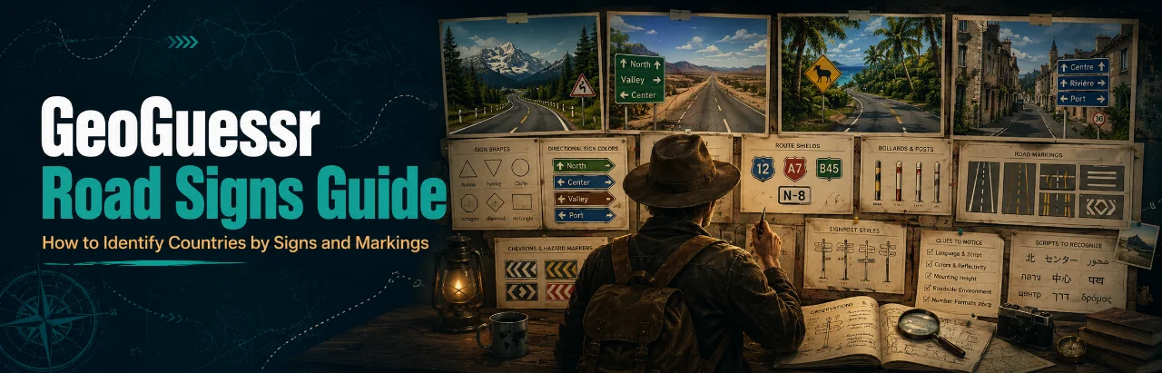 GeoGuessr Road Signs Guide – How to Identify Countries by Signs and Markings