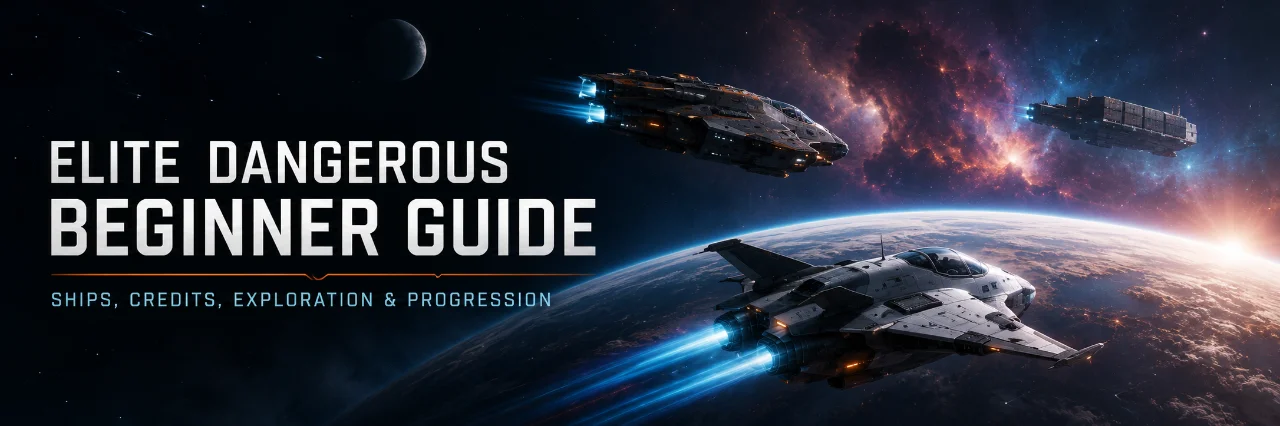 Elite Dangerous Beginner Guide – Ships, Credits, Exploration, and Progression