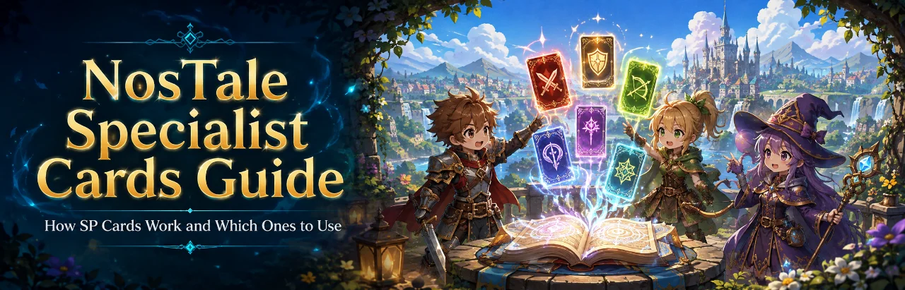 NosTale Specialist Cards Guide – How SP Cards Work and Which Ones to Use